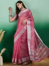 Womens Fashion Ethnic Pink Color Sarees-MLSHWSA1438PNK0ONE